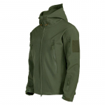 S&otilde;jalised v&auml;lijoped meeste hainahast Soft Shell taktikalised veekindlad tuulejoped Armee v&otilde;itlusjope Meeste kapuutsiga pommimantlid L armee roheline v&auml;rv