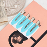 2/3/4 tk Lihtne Sakura Roosa &Otilde;mblusteta Juukseklambrid Naiste Atsetaadist leht ilma paindeta tukkide Klamber Pardnokk-klambrid Juuksen&otilde;elad Juuste kujundamise t&ouml;&ouml;riist