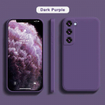 Luksuslik kandiline vedel silikoon&uuml;mbris Samsung Galaxy S25 S24 S23 FE S22 Ultra S21 S20 S10 Plus A52 A53 A54 A33 A72 A32 4G 5G pehme kate For Samsung S21 FE
