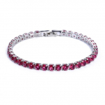 Luksuslik 4 mm kuupmeetrist tsirkooniumoksiidist tennisek&auml;ev&otilde;ru, j&auml;&auml;tunud ketiga kristallist pulmak&auml;ev&otilde;ru naistele meestele kullast h&otilde;bedast v&auml;rvi k&auml;ev&otilde;ru 17cm length