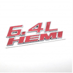 3D metallist auto stiil, 6,4 l HEMI logo m&auml;rgi kleebis k&uuml;lje poritiiba auto embleemi kleebis Do+dge jaoks A