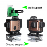4D 360 lasernivelleeritav Nivel lasernivelleerimisseade 16 joonega rohelise kiire laseri nivelleerimine isetasanduv horisontaalne vertikaalne m&otilde;&otilde;tmise t&ouml;&ouml;riist 12 Lines