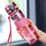 1L 1,5L 2L Fitness Sports Veepudel Suure mahutavusega keskkonnas&otilde;bralikust plastist kaasaskantav lekkekindel shaker puuviljajoogipudel BPA 350ml hall v&auml;rv