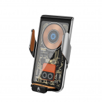 Magnetiline juhtmeta autolaadija 15 W kiirlaadimishoidik Iphone14pro jaoks 14 13 12 Automaatne klambriga &otilde;huventiili kinnitus Huawei Mate50pro jaoks as picture