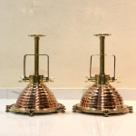 Nautical Marine Wiska Brass, vasest rippvalgustiga rippvalgusti komplekt, 2 tk