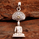 Sinine topaas peridoot amet&uuml;st karneool granaat tsitriin Buddha ripats 925 sterlingh&otilde;be v&otilde;lu ehted kollane