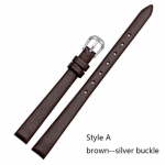 Ehtsast nahast k&auml;ev&otilde;ru Naiste Moodne kellarihm K&auml;ekellad Mini Rihm 6mm 8mm 10mm 12mm 14mm V&auml;ike kellarihm punane 8mm