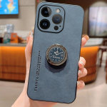 Matte nahast s&otilde;rmusehoidja telefoni kate Samsung Xiaomi Redmi &uuml;mbrisele iPhone 15 14 13 Pro Max 12 p&otilde;rutuskindlale TPU &uuml;mbrisele Samsung S23 Ultra sinine