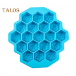 J&auml;&auml;kuubikuvorm Korduvkasutatav Lihtne Puhastada Praktiline Ainulaadne Korduvkasutatav Mesilane Lihtne Vormist V&auml;lja V&otilde;tta J&auml;&auml;valmistusvorm Kodu jaoks beebi sinine v&auml;rv