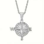 Uued lahedad hip-hopi kompassi ripatsiga kaelakee v&otilde;luvad trendikad vabaaja ehted kingitused kuld