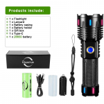 80000LM &uuml;liv&otilde;imas laetav taskulamp 800 W LED suure v&otilde;imsusega LED taskulambid 3000 M pikamaa taskulamp taktikaline latern With 26650, box