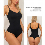 Naiste &otilde;mblusteta keha vormivad bikiinid T-Bone Jumpsuit v&ouml;&ouml;koha kontrolliga Tummy Control vedrustusega korsett S-3XL Body S must