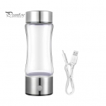 1 komplekt 420 ml vesiniku veepudeliga kaasaskantav vesinikuvee generaator, laetav vee ionisaator kodukontori jaoks h&otilde;be