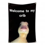 Loominguline seinalipp Tere tulemast minu v&otilde;revoodilippu. Vastupidav ja h&otilde;lpsasti paigaldatav seinal rippuv b&auml;nner kodu kaunistamiseks 60x90cm