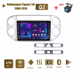 Icreative jaoks Volkswagen Tiguan 1 NF 2006-2016 koos nupu nupuga Android autoraadio multimeediumipleier Navigatsioon stereo GPS 2 Din Carplay 2+32GB 1+16GB