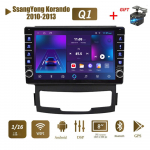 icreative SsangYong Korando 2010&ndash;2013 jaoks koos nupunupuga Androidi autoraadio multimeediumipleier, navigeerimisseade, stereo GPS 2 Din 1+16 GB 1+16GB