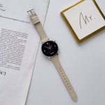 20 mm 22 mm universaalne ehtsast nahast kellarihm, elegantne mugav ja vastupidav kellarihm, mis &uuml;hildub Samsungi, Huawei, Amazfiti jne Huawei Gt2/Gt3 42mm beež