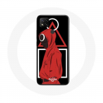 Xiaomi Redmi 9C Case Squid M&auml;ngu logo s&uuml;mbolid kolmnurk ruut ring Must taust