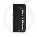&Uuml;mbris Samsung Galaxy S6 edge Amg Logo Carbon Texture jaoks