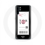 Coque pour Huawei P30 pro Billet d'avion Tokyo Japon