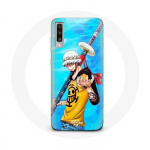 Coque pour Samsung Galaxy A50 One Piece Manga Trafalgar Law ep&eacute;e