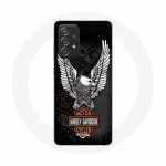 Coque pour Samsung Galaxy A33 5G Harley Davidson aigle logo