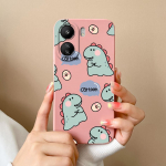 Xiaomi Redmi Note 13 Pro 13R 13C K60 Ultra K70 Pro K70E &uuml;mbrisele armsa dinosauruse k&otilde;rgekvaliteedilise matt vedela silikoonist tagakaane kaitsekesta kaitserauad Redmi Note 13 Pro 5G