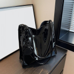 Yogodlns &uuml;hev&auml;rviline lakknahk naiste mood &otilde;lakott Naiste lihtne luksuslik k&auml;ekott rahakott vabaaja reiside ostukotid 31x10x29cm