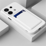 Korpus Redmi 13 13C Note 13 Pro 4G 5G POCO C65 X6 M6 Pro kaardipesa hoidja Pehme telefonikaas Redmi Note 13 4G 13 Pro Plus Pro+ 5G Soft p&otilde;rutuskindel RedMi 13C valge