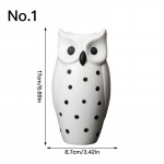 Loominguline Owl Vaas Keraamiline H&uuml;dropooniline Vaas Kuivatatud Lillede Dekoratsioon Lilleseade Kodukaunistus T&ouml;&ouml;laua Kunst Ornament No.1