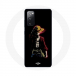 Coque pour Samsung Galaxy S20 FE One Piece Manga Anime Luffy Fond Noir - Maniacase