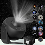 &Ouml;&ouml;valguse galaktika projektor t&auml;histaeva projektor 360&deg; p&ouml;&ouml;ratav planetaariumilamp lastele magamistoaga kingituseks pulmadekoratsioon USB Plug