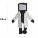 Skibidi WC Palus m&auml;nguasjad K&otilde;larman Plush Camara Kaamera Mees Palus Uus Skibidi Nuku t&auml;idisega M&auml;nguasi Skibidi T&auml;idisega Pehme M&auml;nguasi antiikne rubiini v&auml;rv