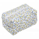 1/2 tk. Kosmeetikakott Lilleprintimine T&otilde;mblukk Suure mahutavusega kaasaskantav huulepulk K&otilde;rvaklappide klahvid Meigipintsel S&auml;ilituskott Reisi&auml;ri 1pc oranž