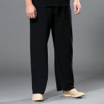 P&uuml;ksid Suured Suvised Meeste Puuvillased K&otilde;rged Suured Suurused Laia s&auml;&auml;rega Linane P&uuml;ksid Suurem&otilde;&otilde;dulised Jooksup&uuml;ksid Meestele Suures suuruses avarad p&uuml;ksid Meestele 7XL must