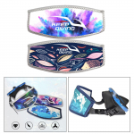 Aquatics snorgeldamine reguleeritav neopreenist asendatav ujumisrihm snorgeldamispea Pink Purple