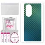 apgo Protective Skin Sticker for the back compatible with Huawei nova 8 5G, Wrap Film, Foil, Vinyl - Pattern Carbon Chameleon CAKA1