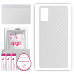 apgo Protective Skin Sticker for the back compatible with Cubot P50, Wrap Film, Foil, Vinyl - Pattern Transparent Carbon