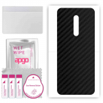 apgo Protective Skin Sticker for the back compatible with vivo X27 Pro, Wrap Film, Foil, Vinyl - Pattern Carbon Black