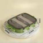 Multifilmi j&auml;&auml;tisevorm toidukvaliteediga majapidamisj&auml;&auml;tis pulgakomm j&auml;&auml;tisevorm silikoonist isetegemise pulgakarp j&auml;&auml;vorm roheline