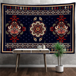 Retro Mandala seinavaip Seinaripp Boheemlaslikus stiilis Ps&uuml;hhedeelne n&otilde;idus Tapiz Hipi Magamistoa vaip Kodukaunistus 230x180cm