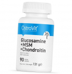 Gl&uuml;koosamiin Kondroitiin MSM, Glucosamine MSM Chondroitin, Ostrovit (03250007) 90tab