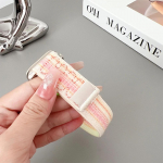 Nailonist spordiaasa rihm Apple Watchi rihma jaoks 49 mm 45 mm 44 mm 41 mm 38 42 mm k&auml;ev&otilde;ru IWatch 9 8 7 6 5 SE Ultra 2 jaoks 38mm 40mm 41mm