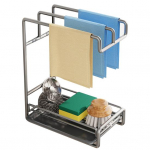 Valamu ladustamisresti r&auml;tikuhoidik Kiire &auml;ravooluga k&ouml;&ouml;k Seinale paigaldatav stantsivaba roostevabast terasest riiuli t&uuml;hjendusvalamu k&auml;snn&otilde;ude kalts must