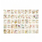 100 lehte suures suuruses vintage scrapbookingi dekoratiivmaterjalid, paberid, taustpaber ajakirja p&auml;eviku jaoks, k&auml;sit&ouml;&ouml; retro kirjatarbed