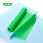 Jooga Pilatese venitusriba harjutus Fitness Band Treening Elastne harjutus Fitness Kumm 150 cm naturaalsest kummist j&otilde;usaal 1.5 m 28 lb roheline