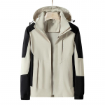 Meeste veekindel jakk Moodsad riided Meeste uus avar trendikas v&auml;rviline plokist jope Assault jope Meeste spordiriided M must