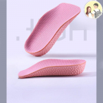 1 paari pakett T&auml;iustatud ventilatsiooniga Unisex kanna t&otilde;stetavad sisestused sisetalla k&otilde;rguse suurendamiseks 3.5cm must