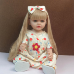 22-tolline t&auml;issilikoonist korpusega Reborn mudilane nukk Elutruu pehme puutega mood Armsad nukukingitused lastele 55cm