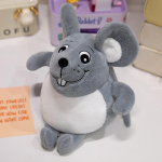 1 tk 16/27/37cm Kawaii Hiire Pl&uuml;&uuml;s M&auml;nguasjad Armas Paks Hiire Pl&uuml;&uuml;s Padi T&auml;idetud Pehme Loom Padi Naljakas Kodu kaunistus Kingitus 27cm gray
